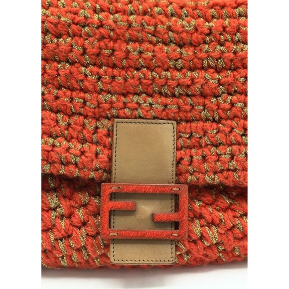 •SOLD•Fendi Embroidered Mamma Baguette - Picture 8 of 10